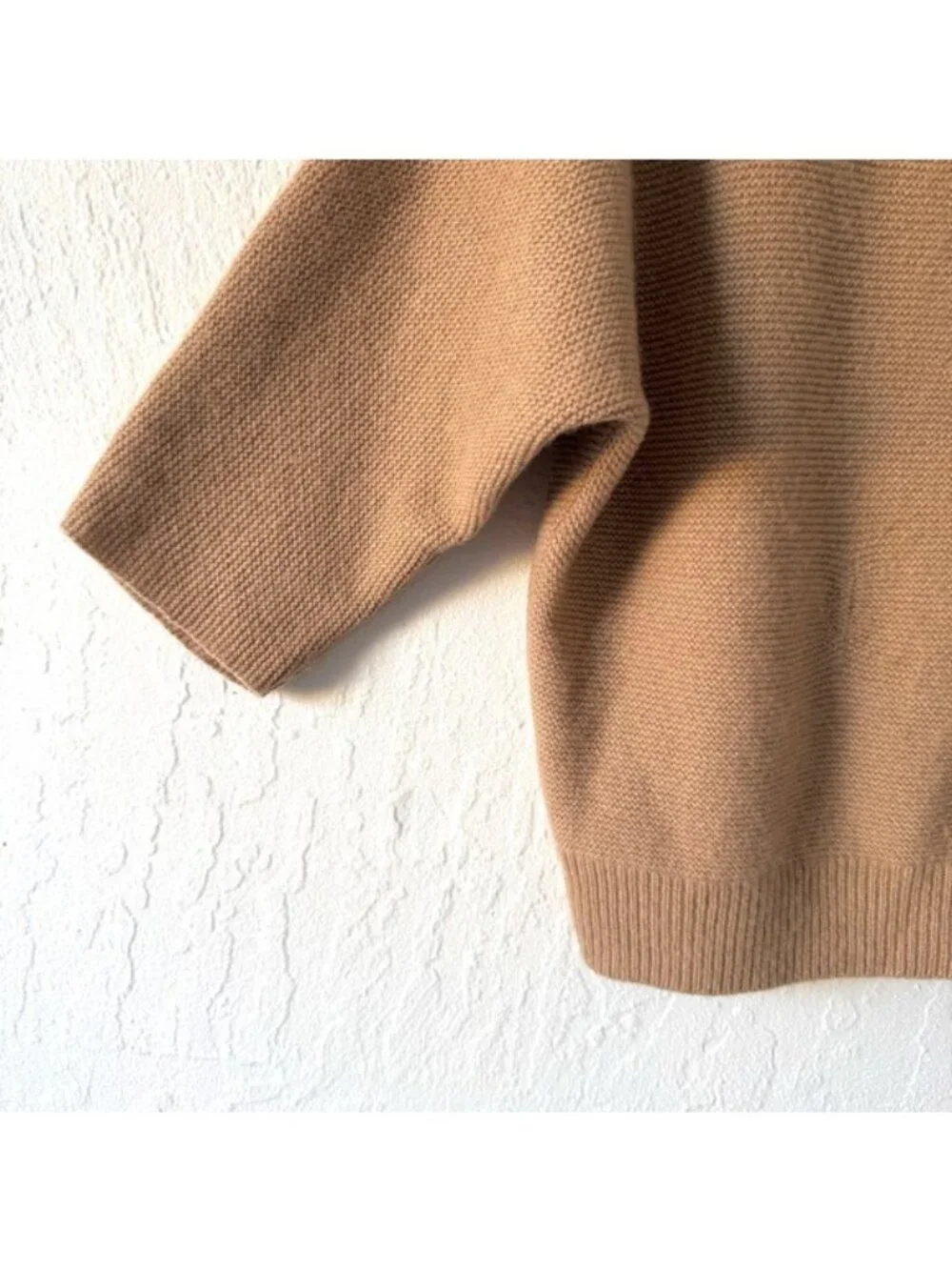 The Reset R Label Funnel Pullover Wool Cashmere Sweater Toffee Medium